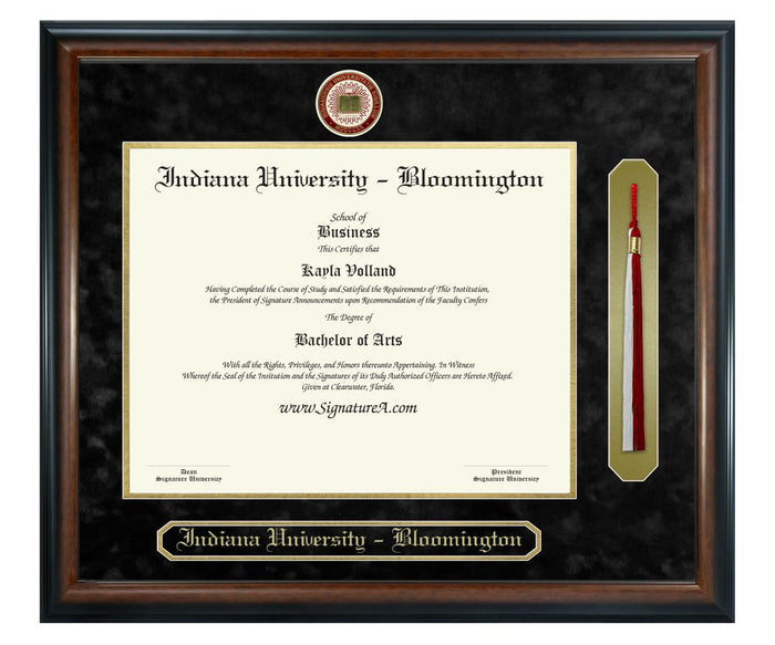 Indiana University - Bloomington Diploma Frame (SNT)