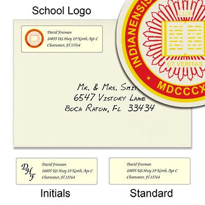 Indiana University - Bloomington Return Address Labels