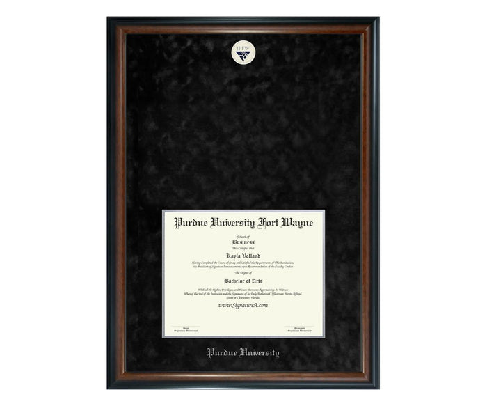 Indiana University - Purdue University Fort Wayne Diploma Frame (SNL)