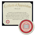 Indiana University School of Law - Indianapolis Certificate of Appreciation