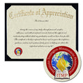 Instituto Teológico Missionário Pentecostal Certificate of Appreciation