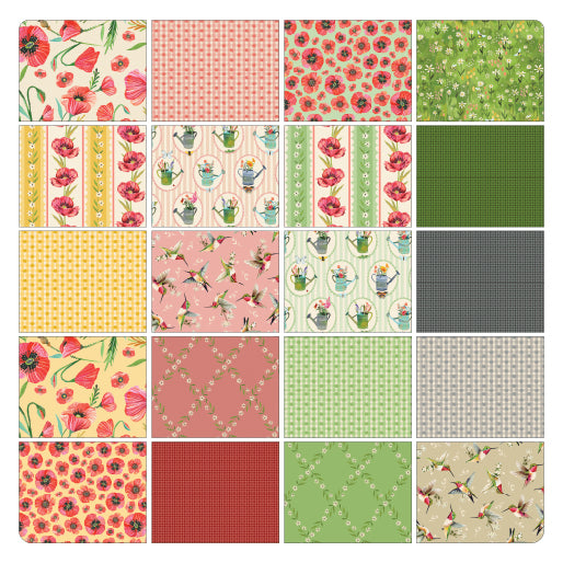 " Into The Meadow" Into the Meadow Strip-pie by Katie Daisy for Benartex