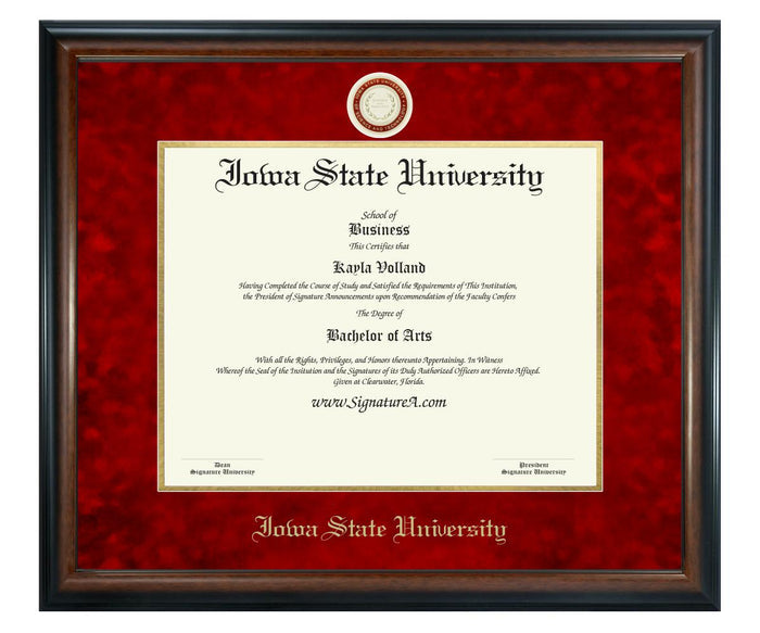 Iowa State University Diploma Frame (SN)