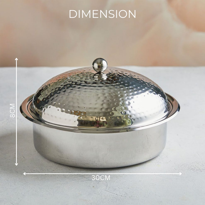 Ivory Gold Mother of Pearl Inspired Casserole – 3.5L | Handcrafted Opulence