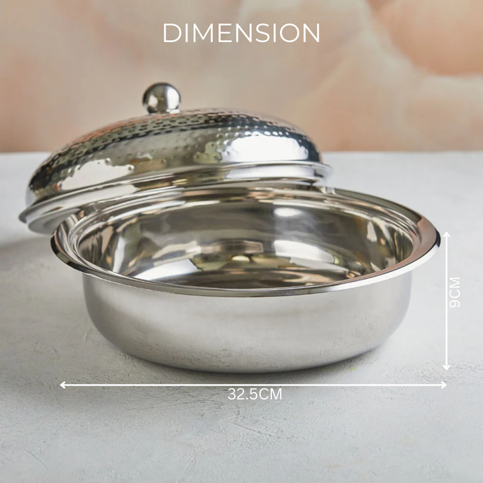 Ivory White Mother of Pearl Inspired Casserole – 4.5L | Handcrafted Insulated Luxury