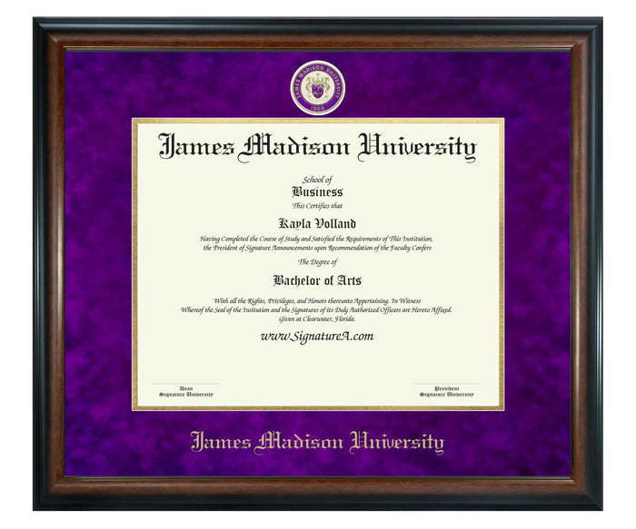 James Madison University Diploma Frame (SN)