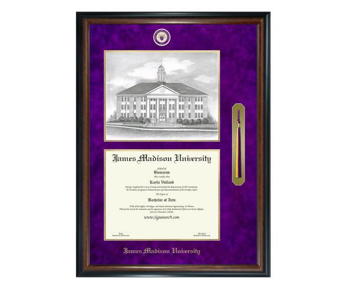 James Madison University Diploma Frame (SNTL)