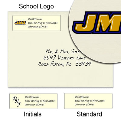 James Madison University Return Address Labels