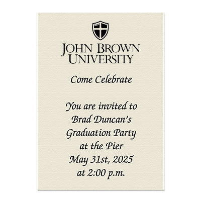 John Brown University Personal Notecard
