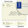 John Jay College of Criminal Justice Return Address Labels