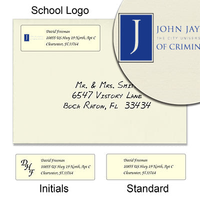 John Jay College of Criminal Justice Return Address Labels