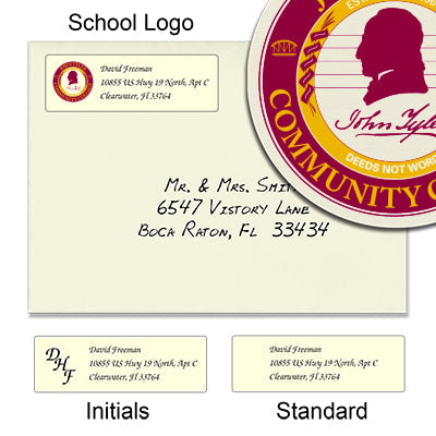John Tyler Community College Return Address Labels