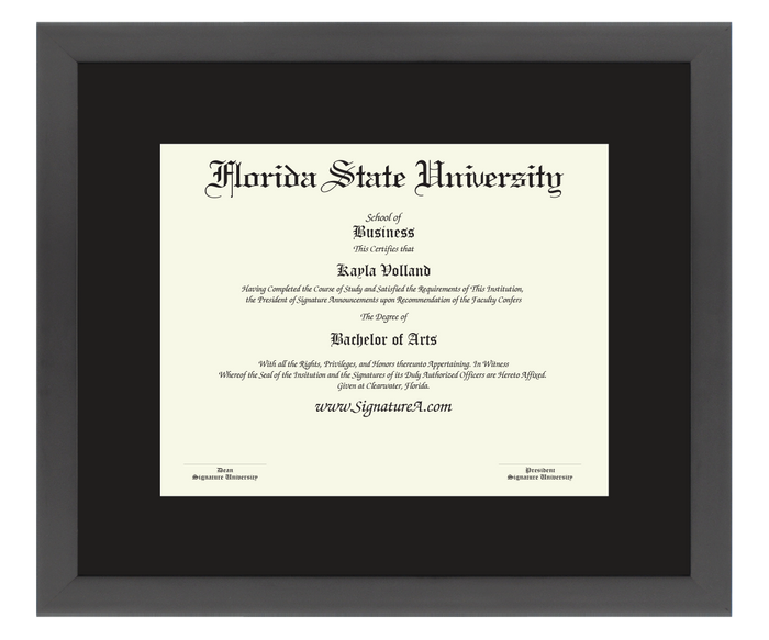 JW Test-Diploma Frame Only