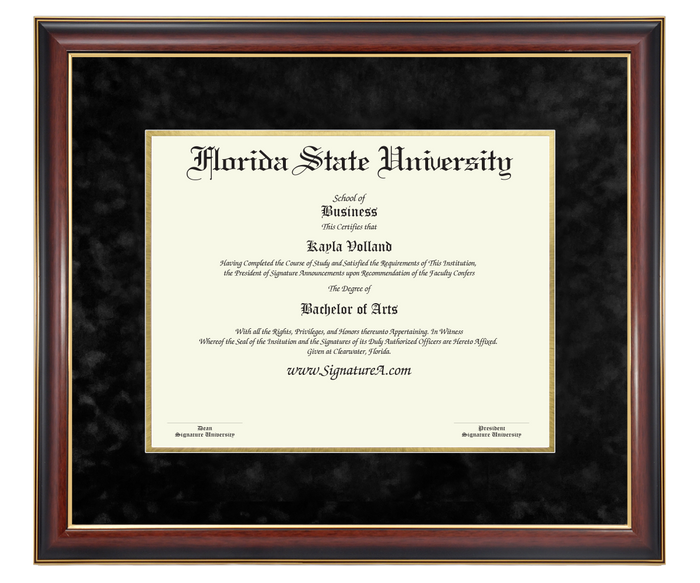JW Test-Diploma Frame Only
