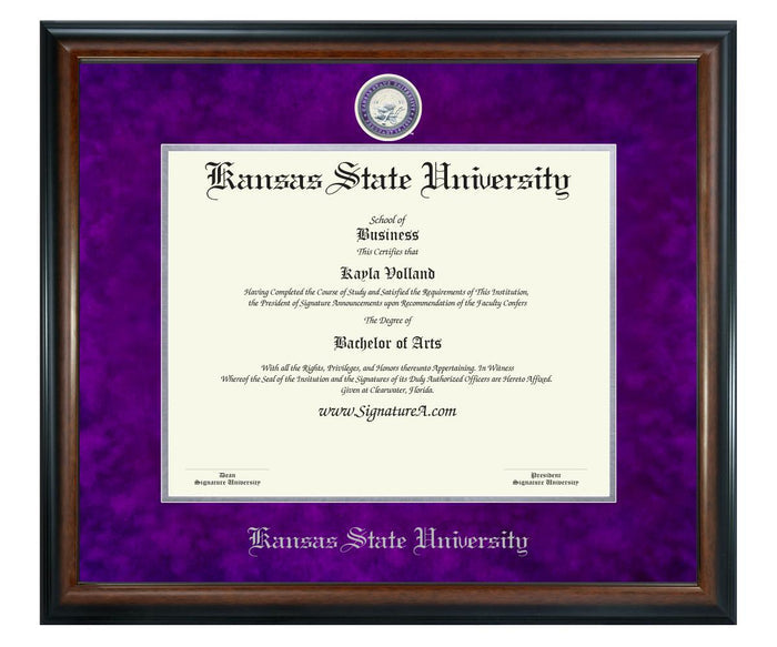 Kansas State University Diploma Frame (SN)