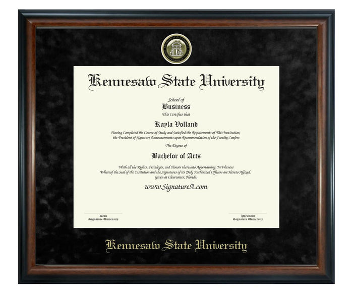 Kennesaw State University Diploma Frame (SN)