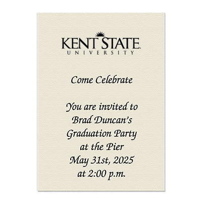 Kent State University Personal Notecard