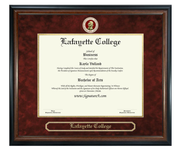 Lafayette College Diploma Frame (SN)
