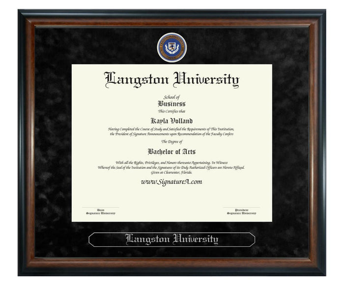 Langston University Diploma Frame (SN)