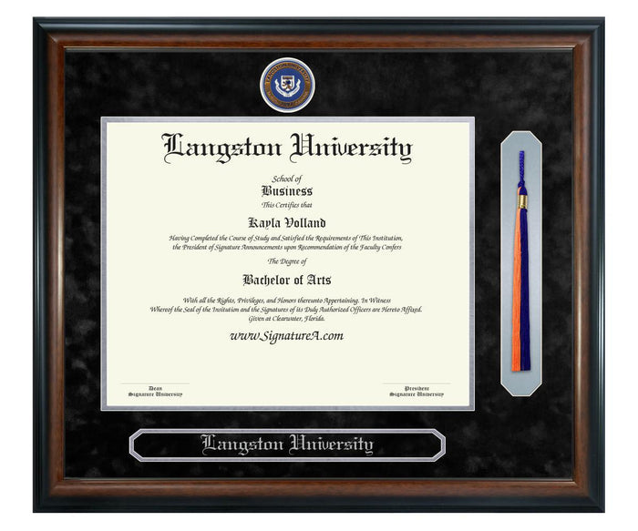 Langston University Diploma Frame (SNT)