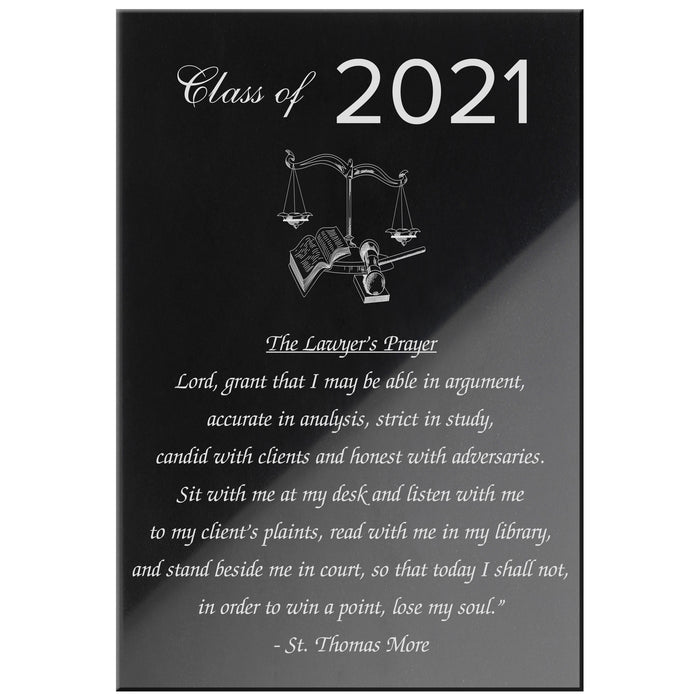 Lawyer's Prayer Marble Plaque