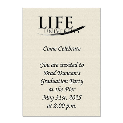 Life University Personal Notecard