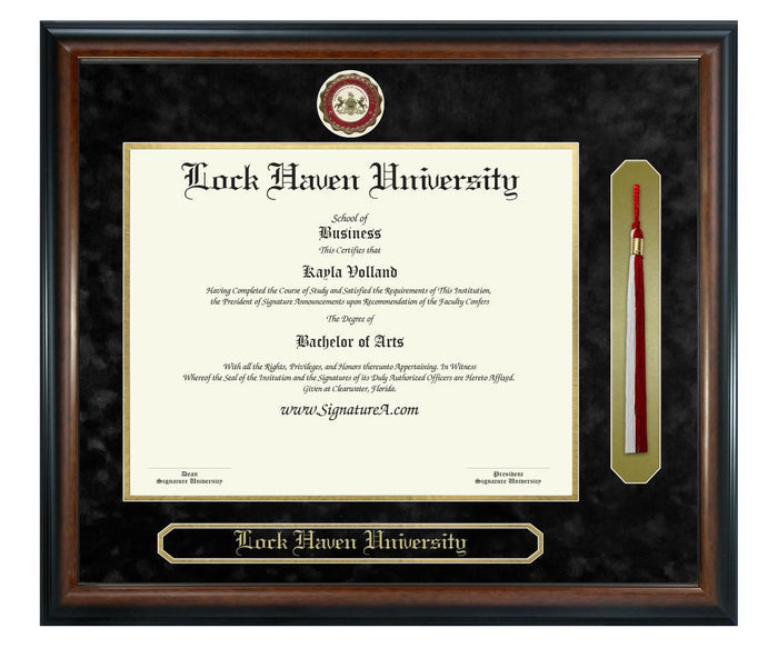 Lock Haven University Diploma Frame (SNT)