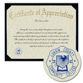 Lorain County Community College Certificate of Appreciation