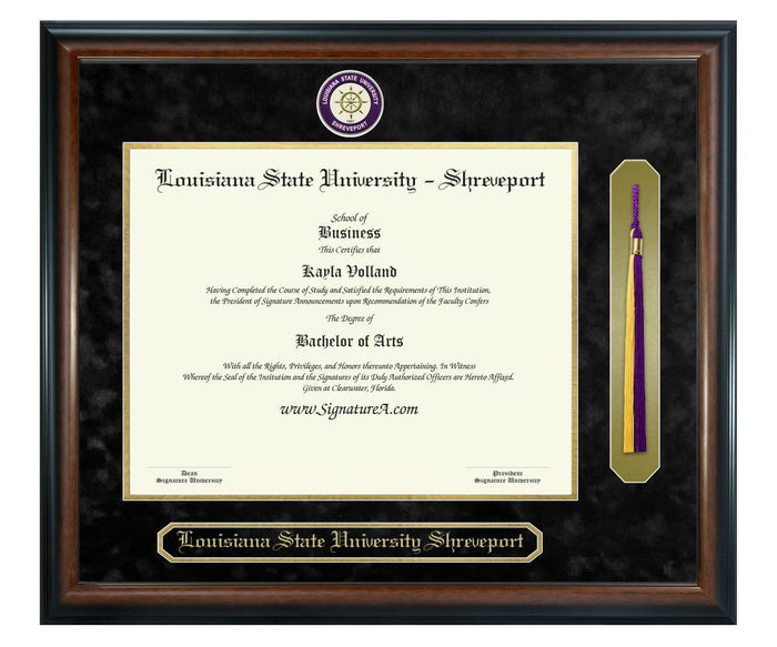 Louisiana State University - Shreveport Diploma Frame (SNT)