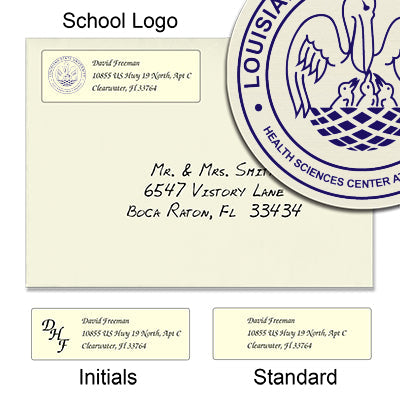 Louisiana State University School of Graduate Studies Return Address Labels