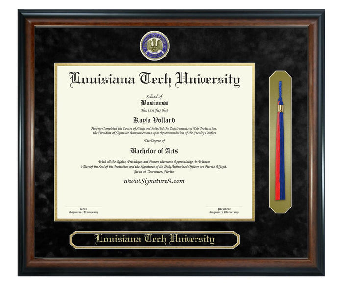 Louisiana Tech University Diploma Frame (SNT)