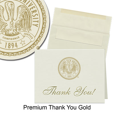 Louisiana Tech University Thank You Cards