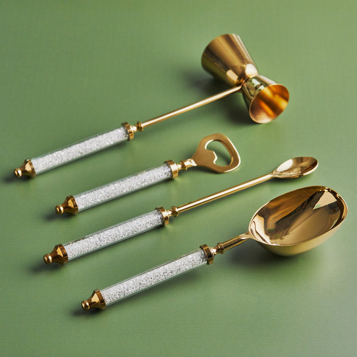 Luxury Crystal Bar Tools Set of 4
