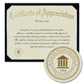 Macon State College Certificate of Appreciation