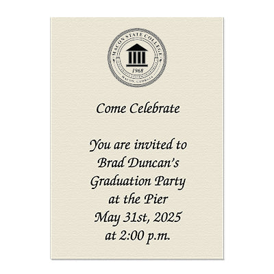 Macon State College Personal Notecard