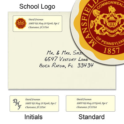 Mansfield University of Pennsylvania Return Address Labels