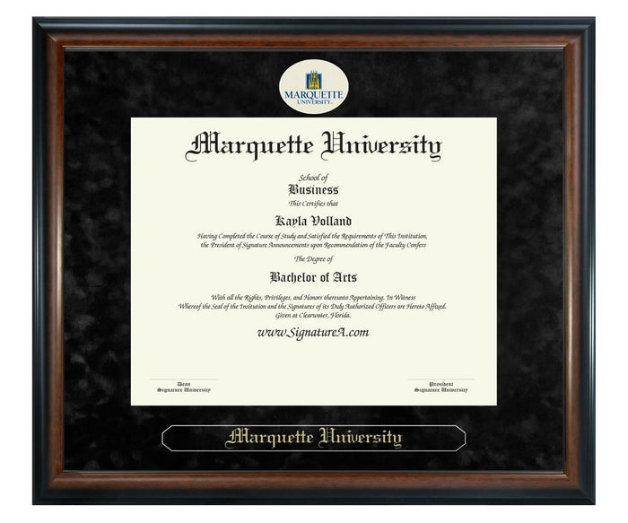 Marquette University Diploma Frame (SN)