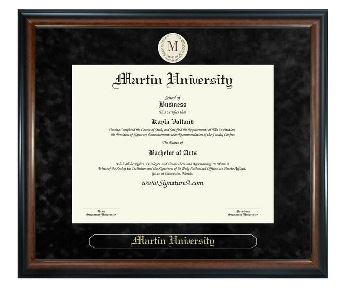 Martin University Diploma Frame (SN)