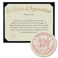 Massachusetts Institute of Technology Certificate of Appreciation