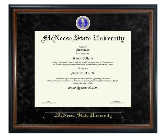 McNeese State University Diploma Frame (SN)