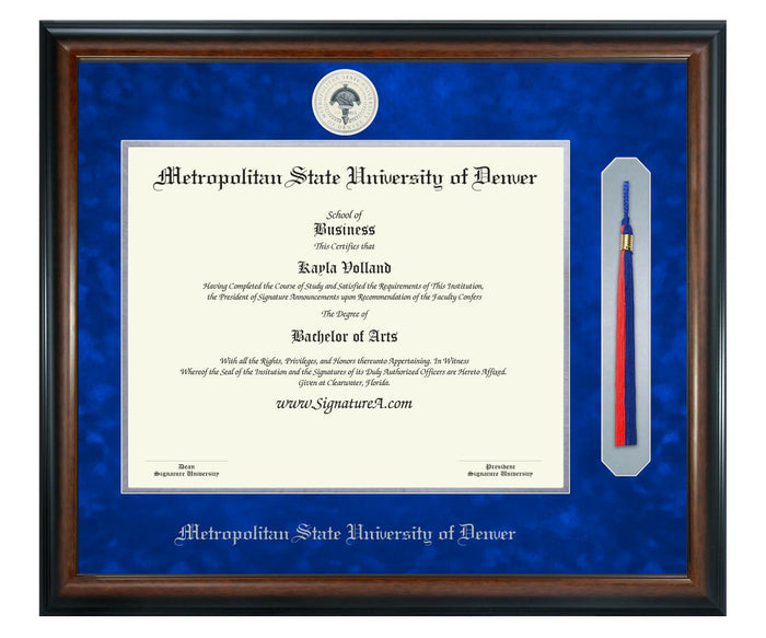 Metropolitan State University of Denver Diploma Frame (SNT)