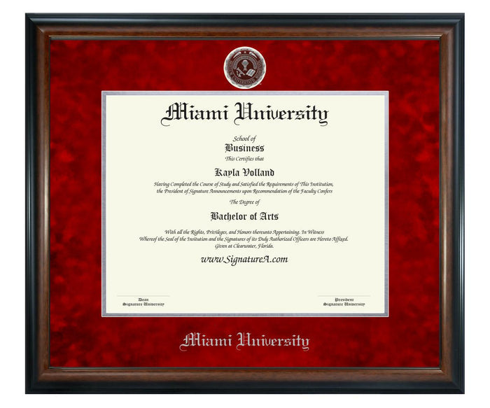 Miami University Diploma Frame (SN)