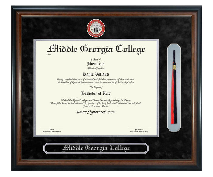 Middle Georgia College Diploma Frame (SNT)