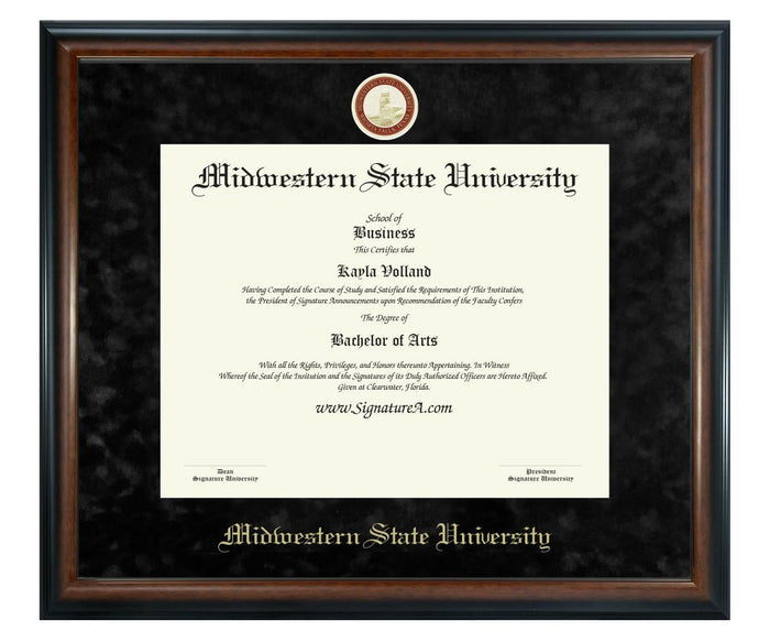 Midwestern State University Diploma Frame (SN)