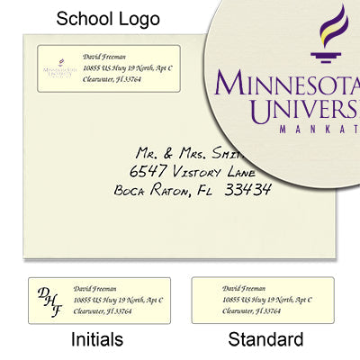 Minnesota State University, Mankato Return Address Labels