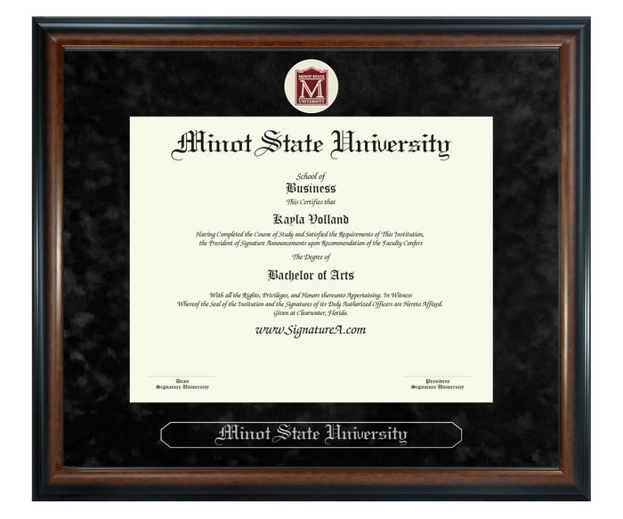 Minot State University Diploma Frame (SN)