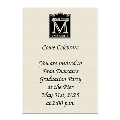 Minot State University Personal Notecard