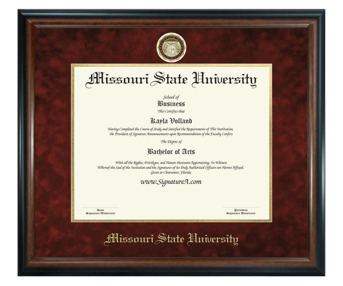 Missouri State University Diploma Frame (SN)