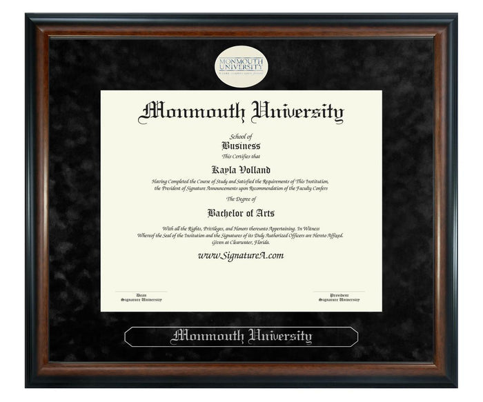 Monmouth University Diploma Frame (SN)