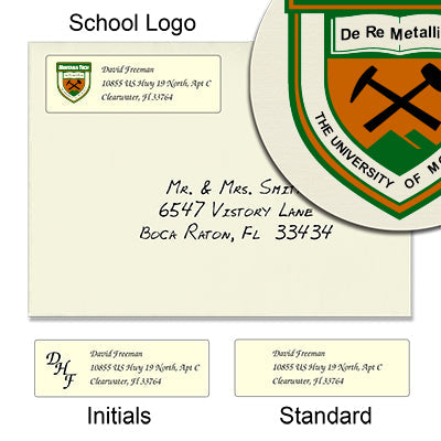 Montana Technological University Return Address Labels
